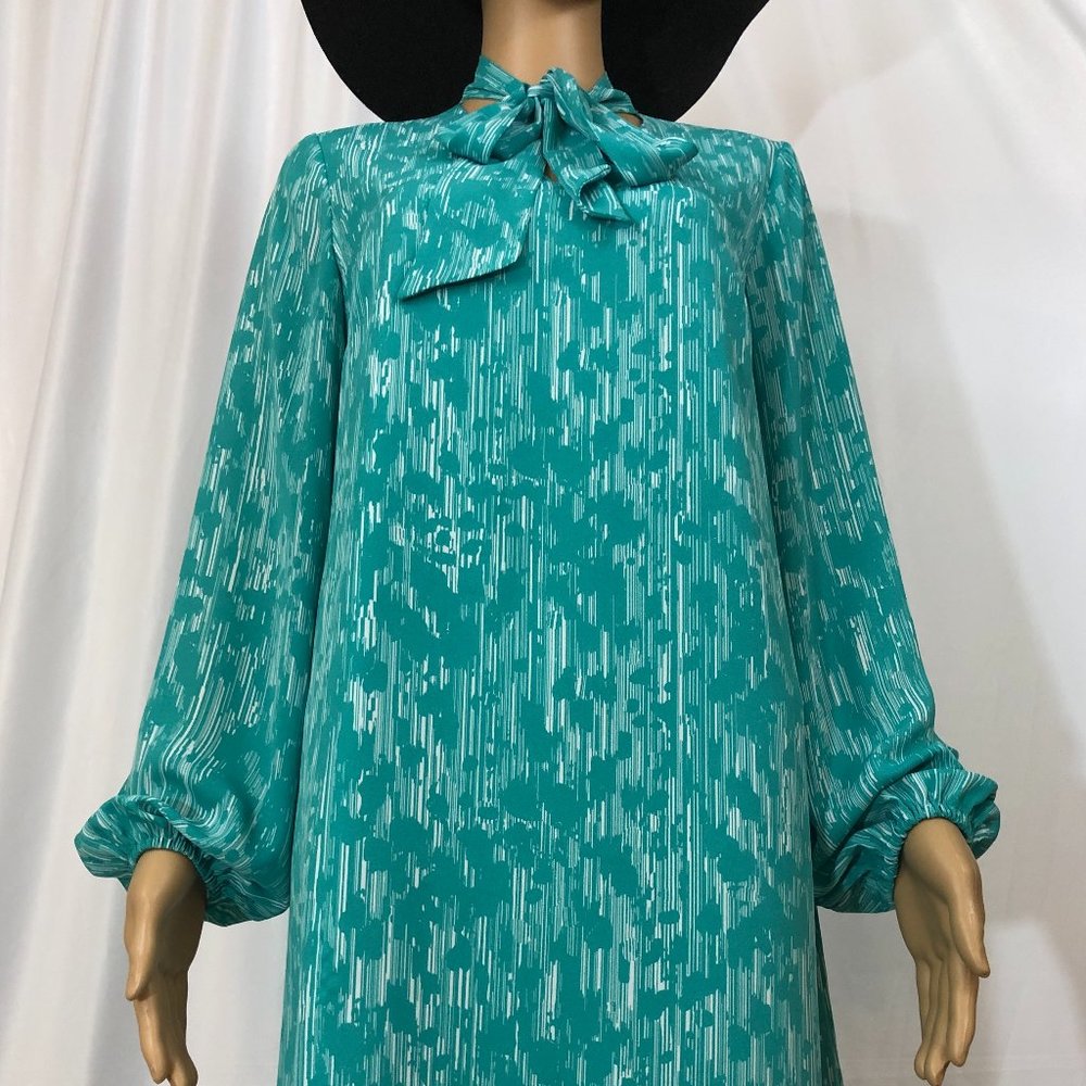 CeCe by Cynthia Steffe Neck Tie Shift Dress